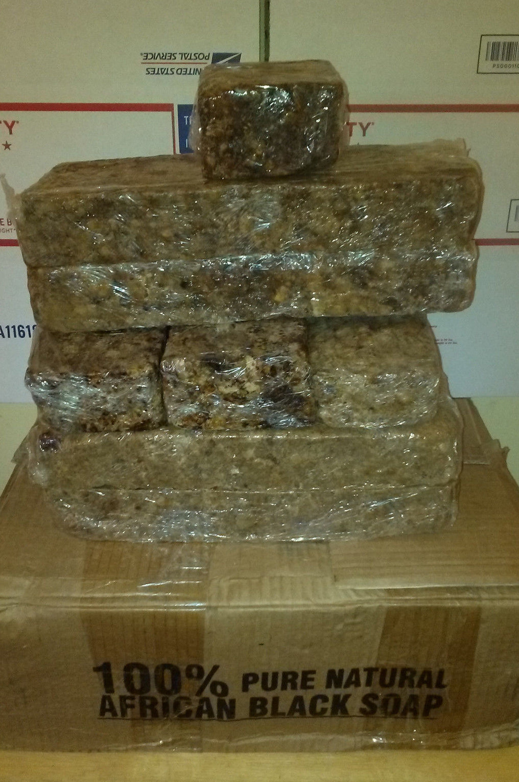 Pure African Black Soap 5 Lbs Organic Unrefined Ghana Premium Skin Care