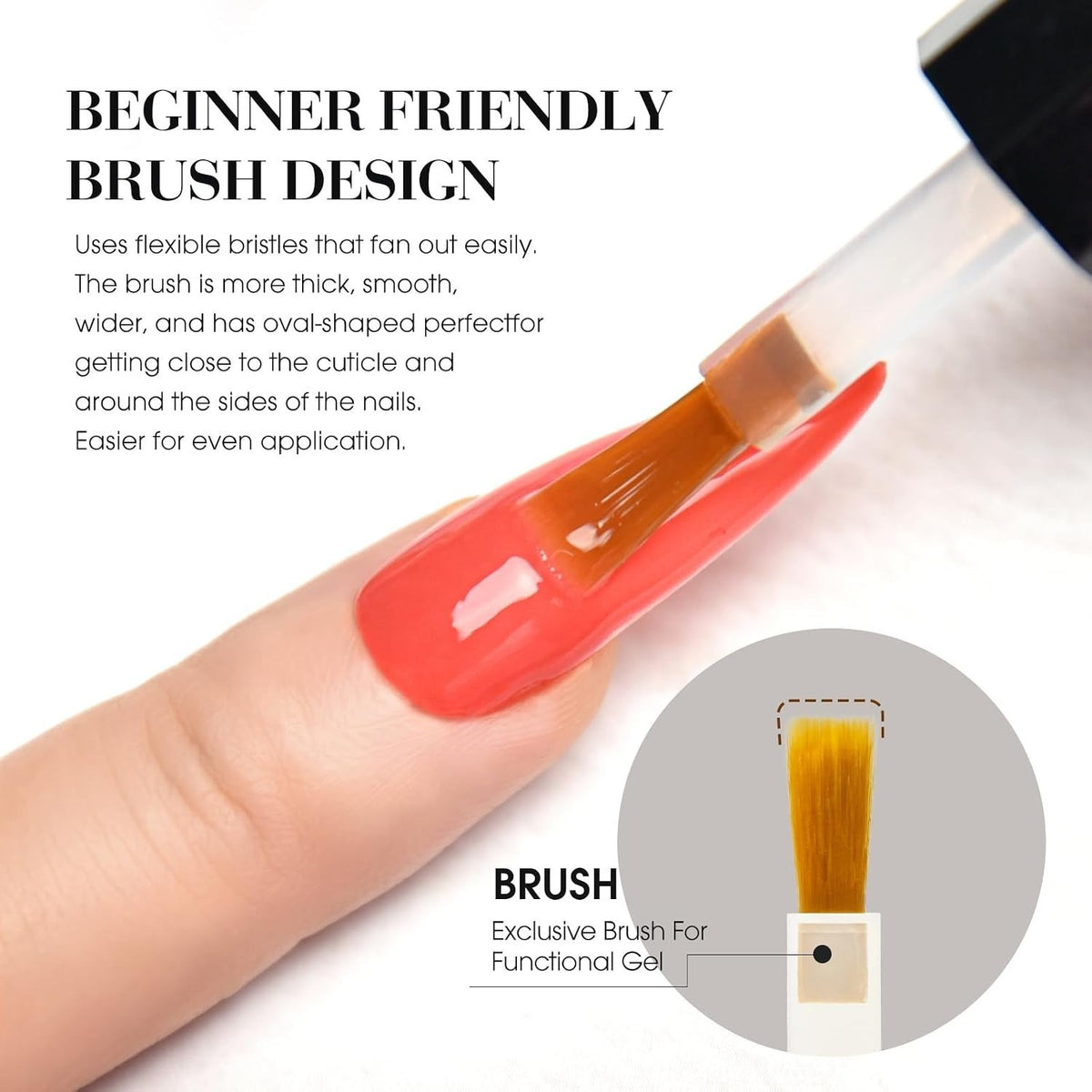 Long-Lasting Brown Gel Nail Polish for Autumn Manicures - Easy Application
