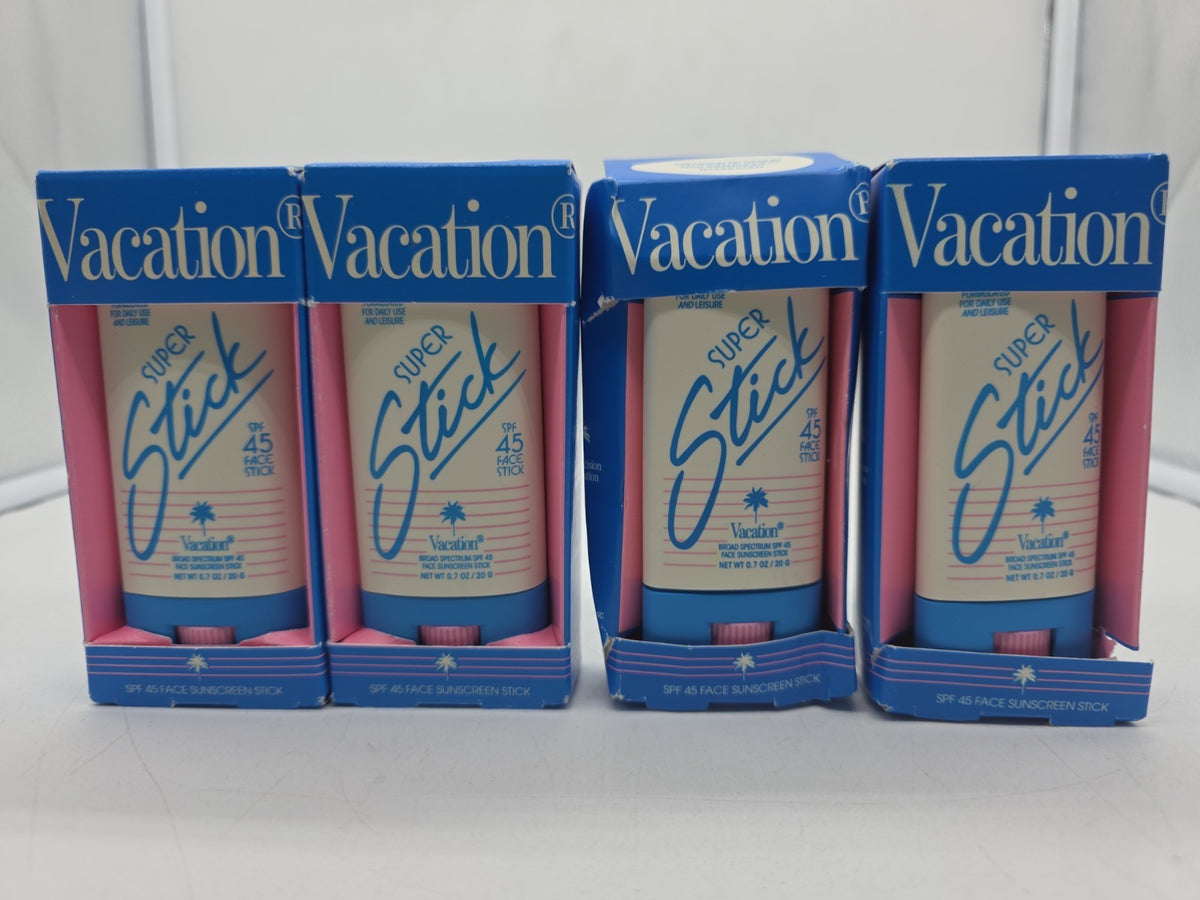 SPF 45 Face Stick Sunscreen - 4 Pack, 20g Each, Travel Size, New