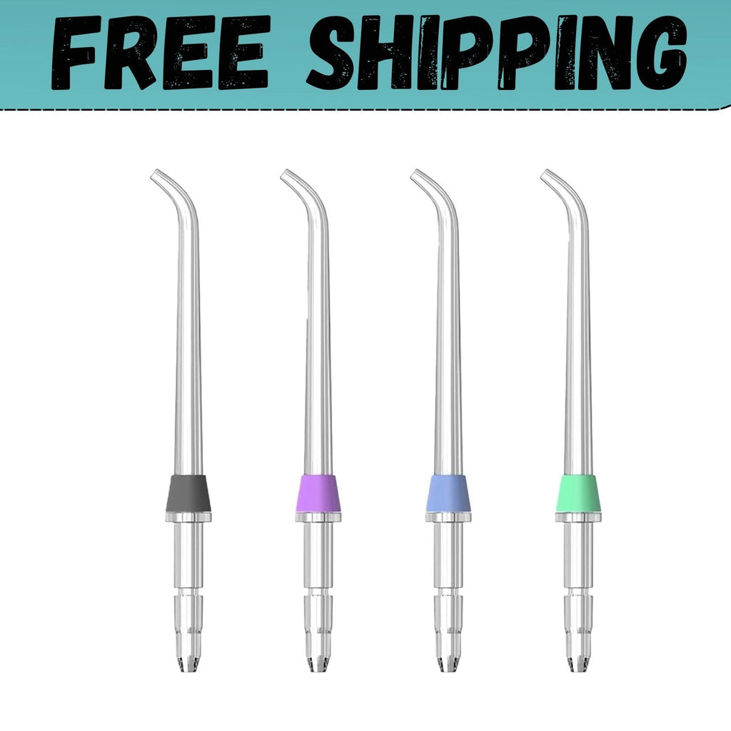 Replacement Tips for Waterpik Water Flossers - 4 Pack, Deep Cleaning Jet Heads