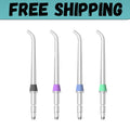 Replacement Tips for Waterpik Water Flossers - 4 Pack, Deep Cleaning Jet Heads