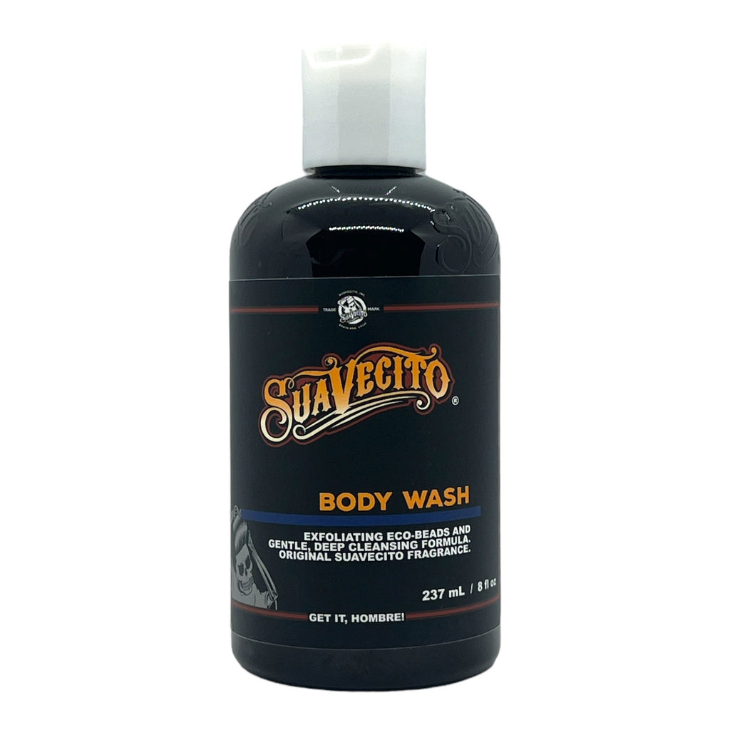Men's Invigorating Body Wash 8 Oz with Exfoliants & Aloe Vera