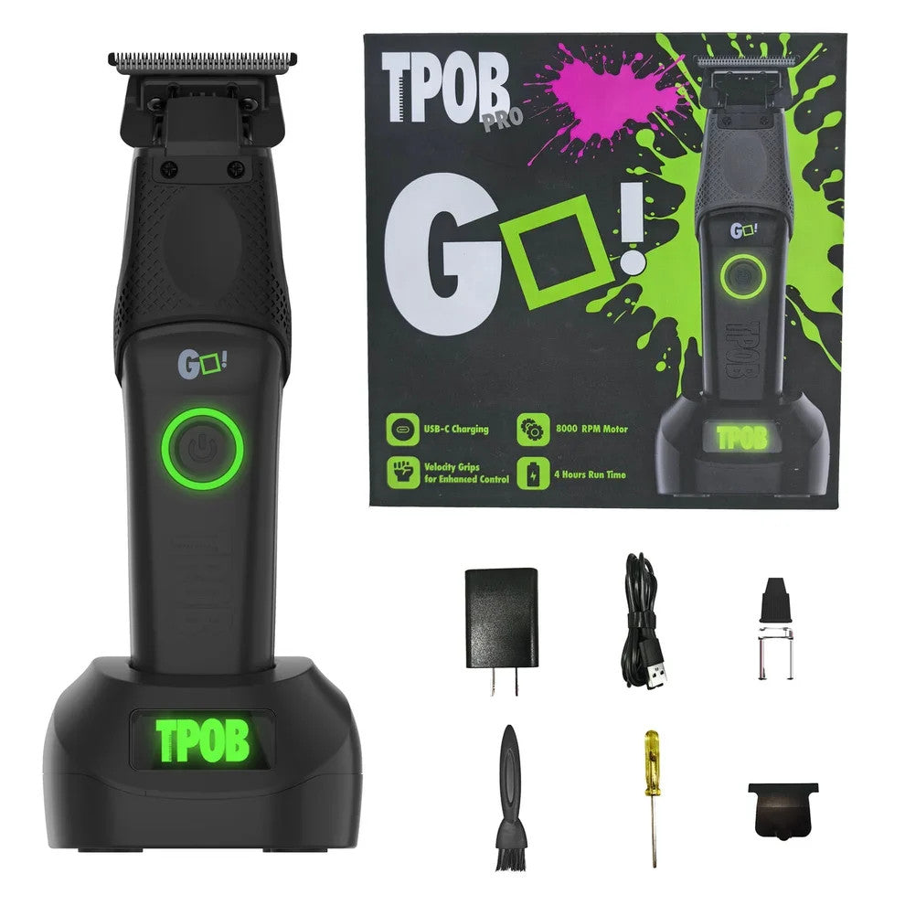 Blackout Edition Professional Hair Trimmer 8,000 RPM Graphene Deep-Tooth Blade