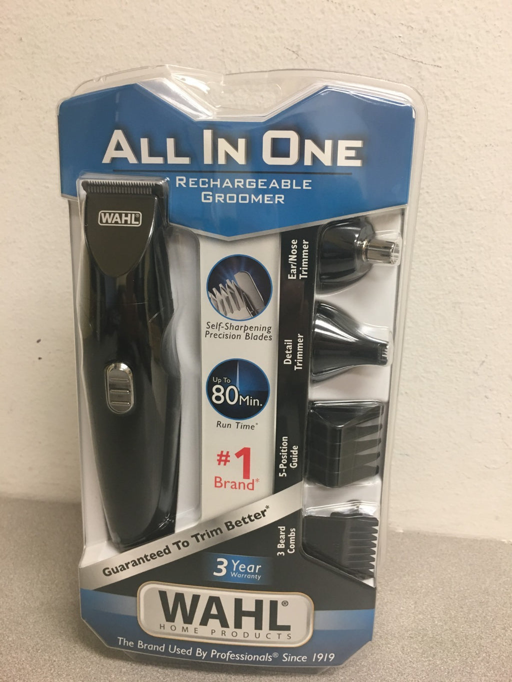 Cordless All-In-One Beard Trimming Kit with Multiple Attachments - Wahl