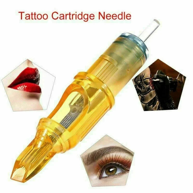 Tattoo Needle Cartridges Set 20pcs Round Liner Shader RM RL RS M1 Compatible with Most Machines