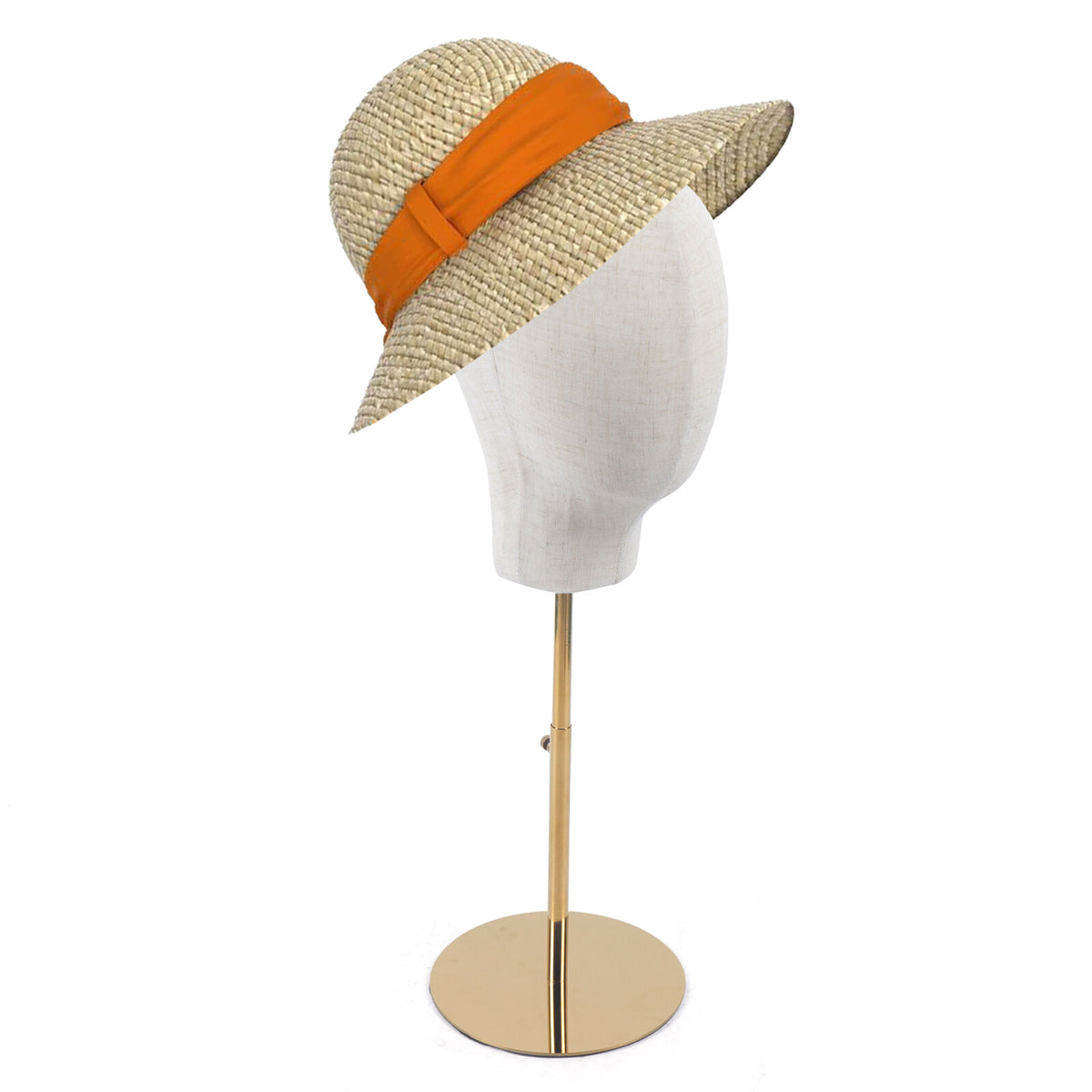 Adjustable Mannequin Head for Wig and Hat Display, 18-26 Inch Height, Metal Stand