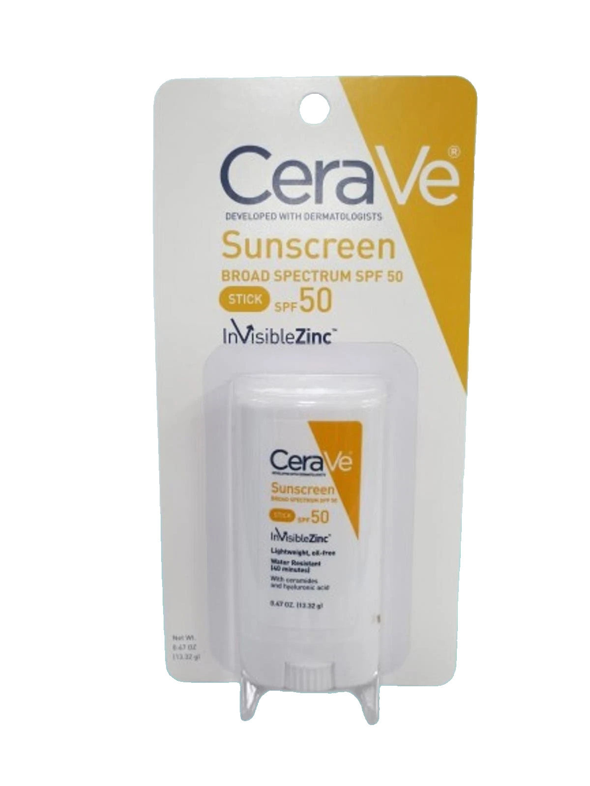 Sunscreen Stick SPF 50 Invisible Zinc SPF 50 - 3 Pack, Broad Spectrum Sun Protection