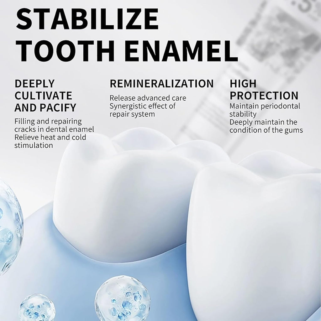Hydroxyapatite Toothpaste 2 Pack - Fluoride-Free Enamel Protection for Sensitive Teeth