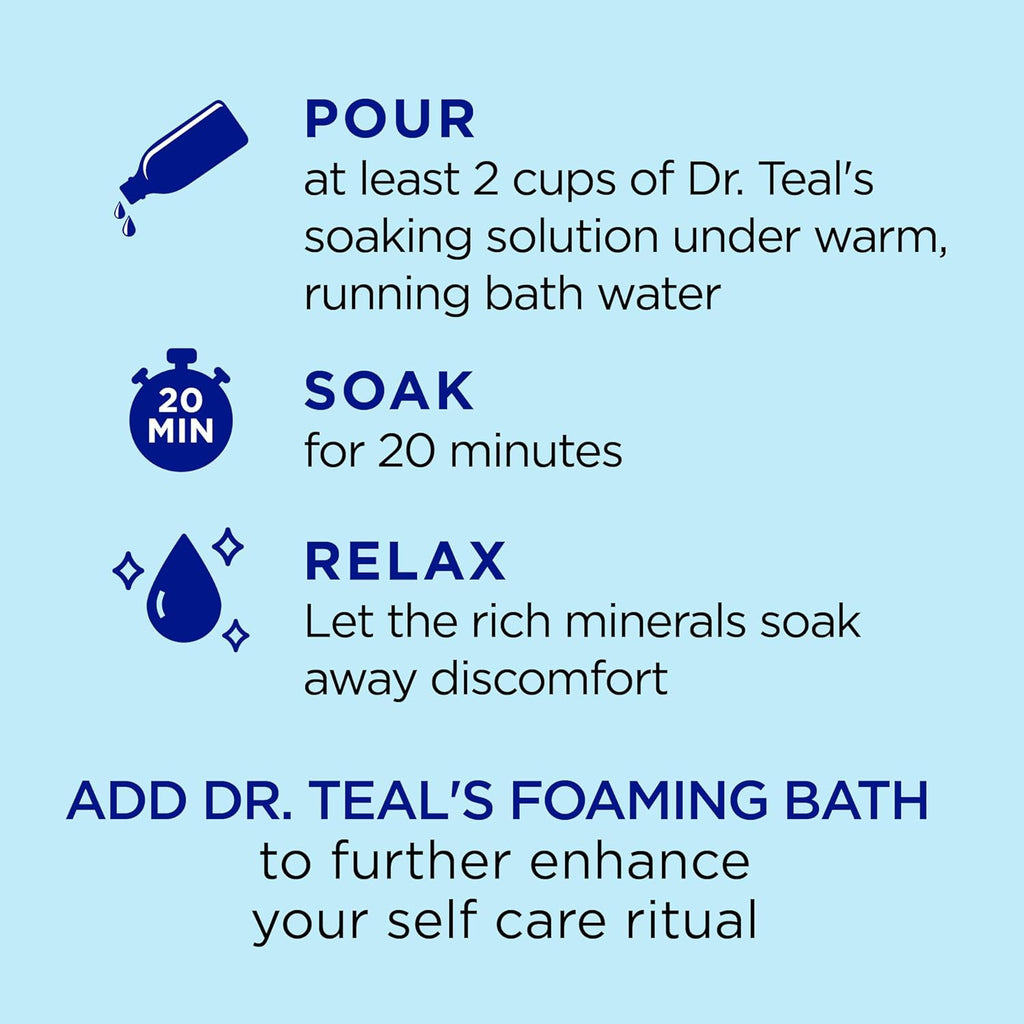 Epsom Salt for Human Use 3lb - Natural Sulfate for Detox & Relaxation