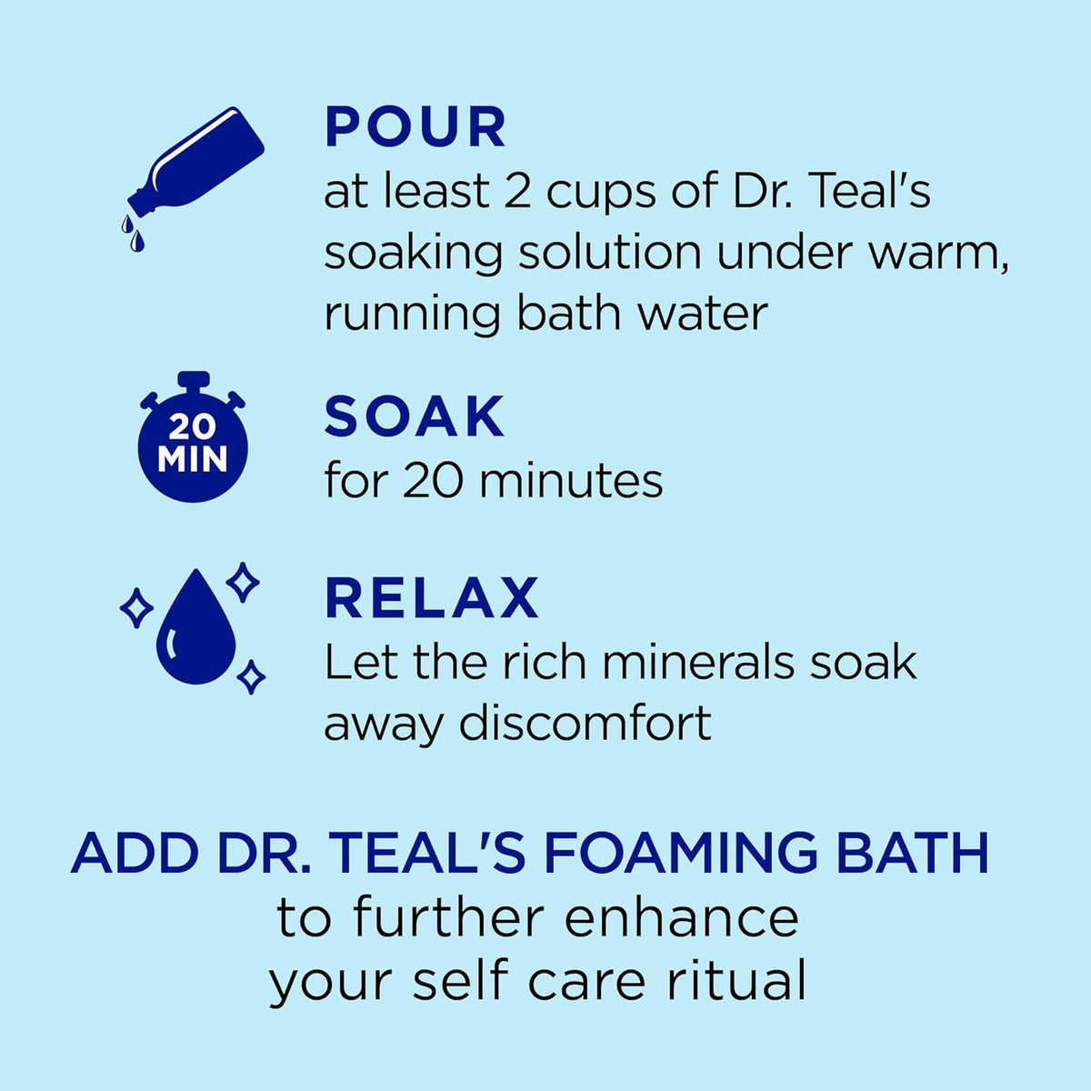 Epsom Salt for Human Use 3lb - Natural Sulfate for Detox & Relaxation