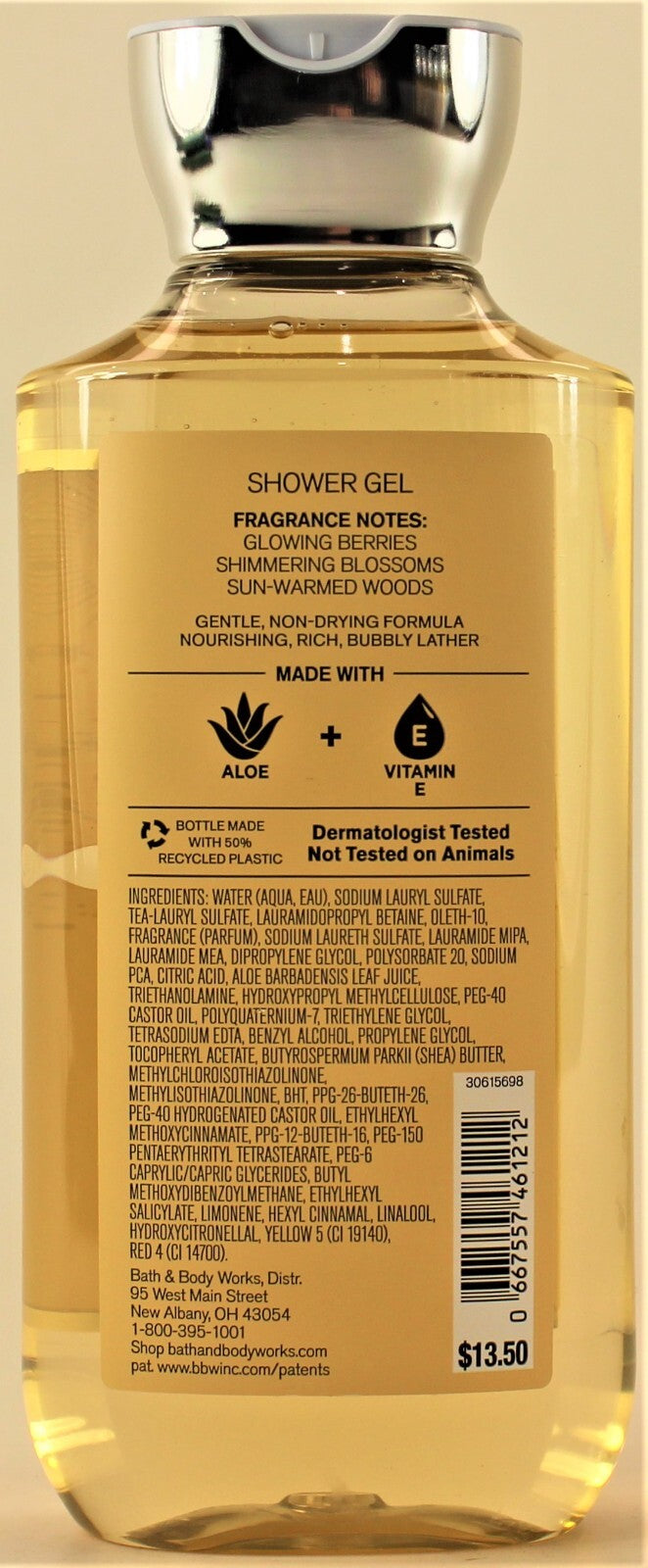 Bath & Body Works Golden Eclipse Body Wash Shower Gel 10oz - Set of 3