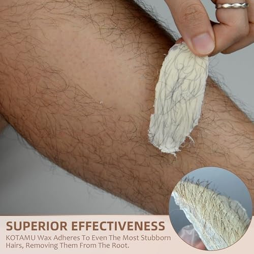 Hard Wax Beads for Hair Removal - 1 lb for Sensitive Skin & Body