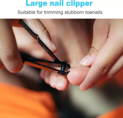 Premium Nail Clipper Set for Men and Women - 4 Pieces with Nail File & Cuticle Cutter