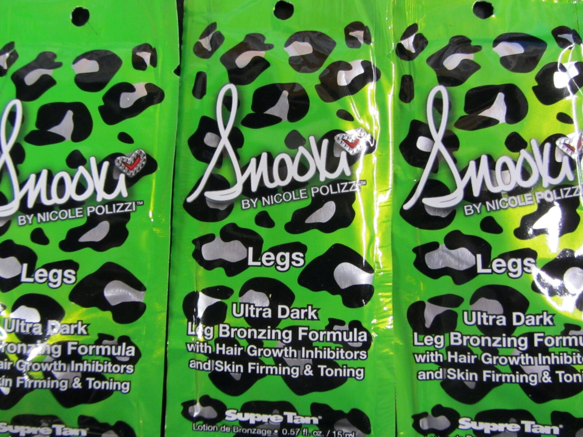50 Pack Ultra Dark Leg Bronzers Tanning Lotion by Supre - Long-Lasting Color