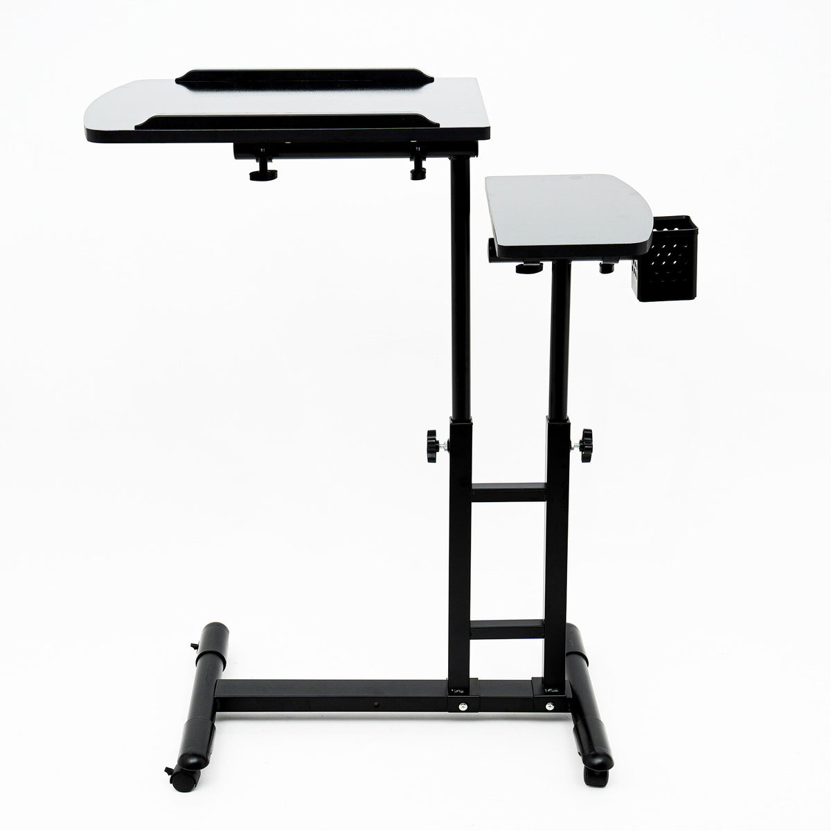 Portable Tattoo Work Station with Adjustable Height and Double Workbenches