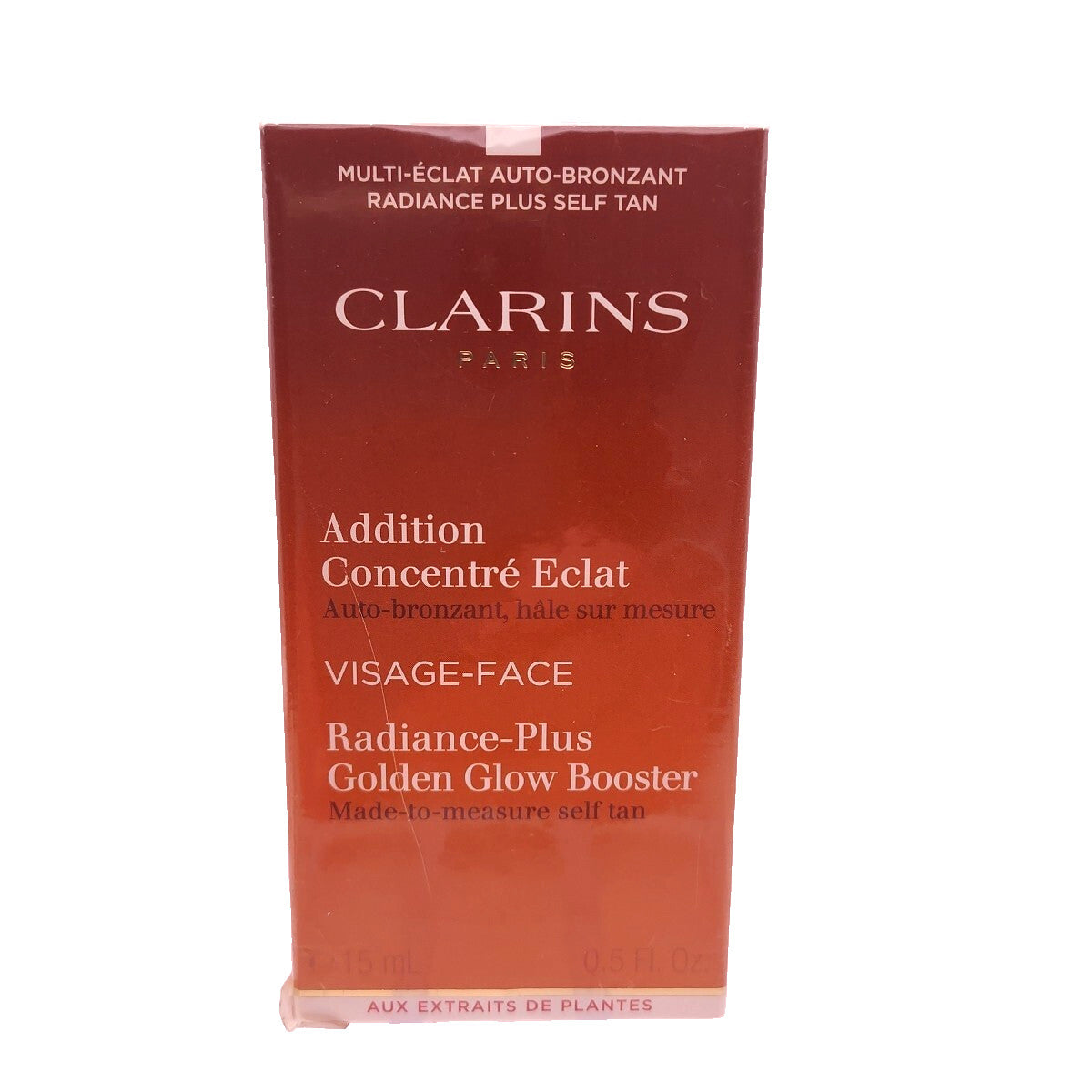 Clarins Radiance Plus Golden Glow Face Booster 0.5oz Sealed