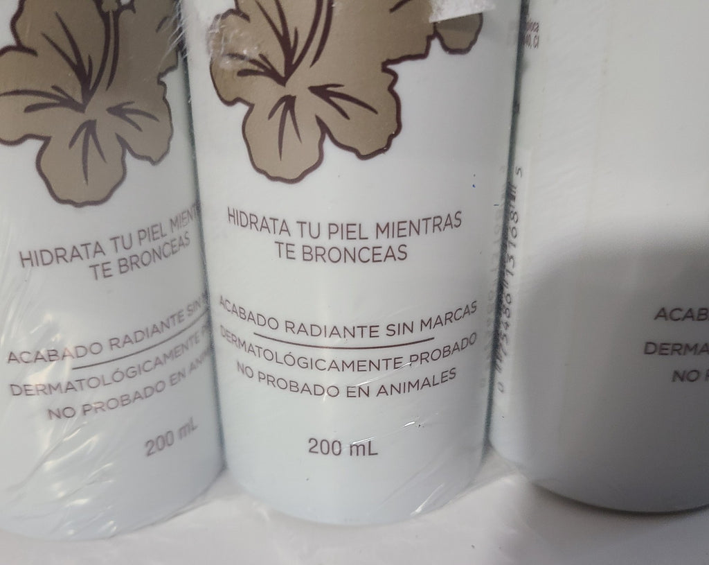 Self-Tanning Lotion Set - Hawaiian Tropic Autobronze 200ml x 3