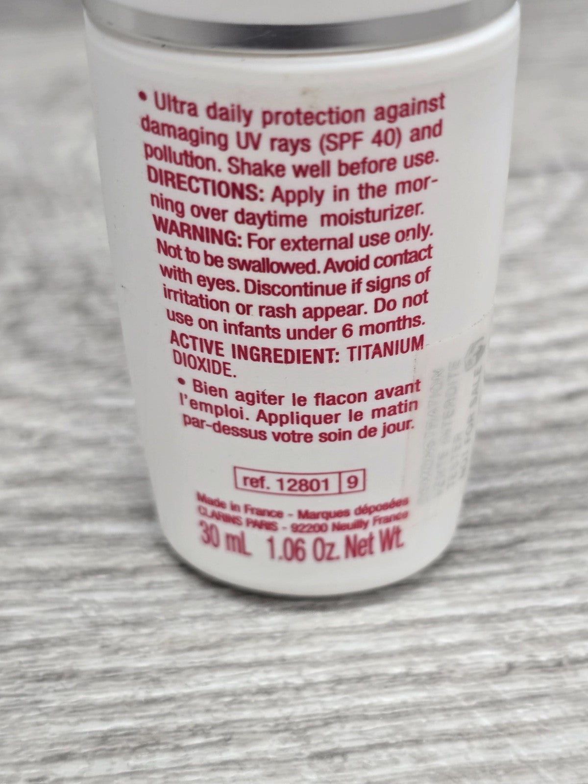 Clarins SPF 40 Day Screen Sunscreen for Face 30ml - Broad Spectrum Protection