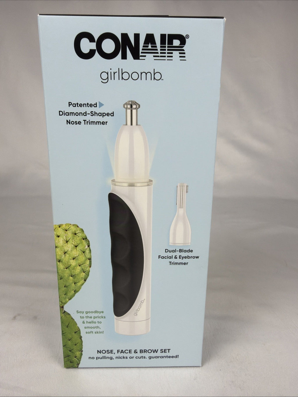 Nose, Face & Eyebrow Hair Trimmer Set for Women – Dual Blade Grooming Kit