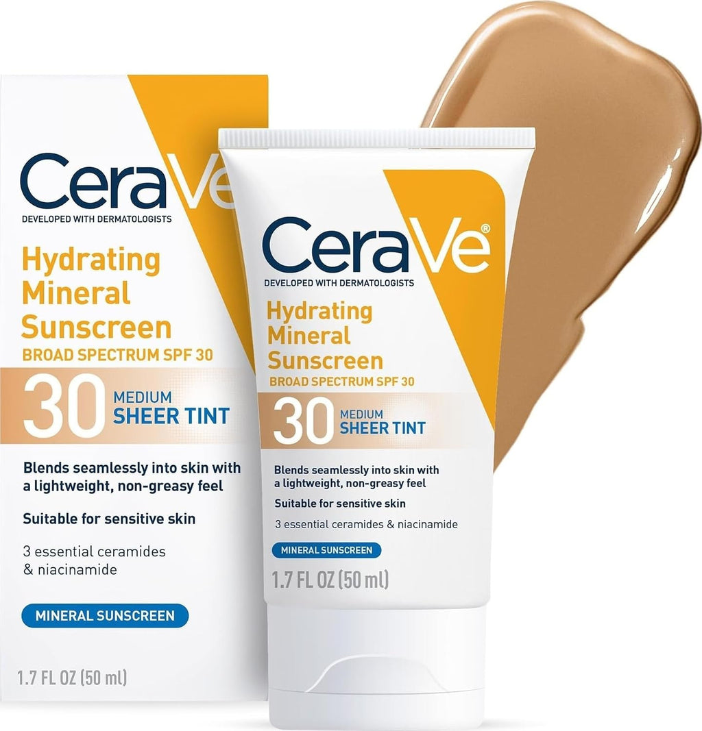 Mineral SPF 30 Tinted Sunscreen Face Moisturizer - Medium, 1.7oz