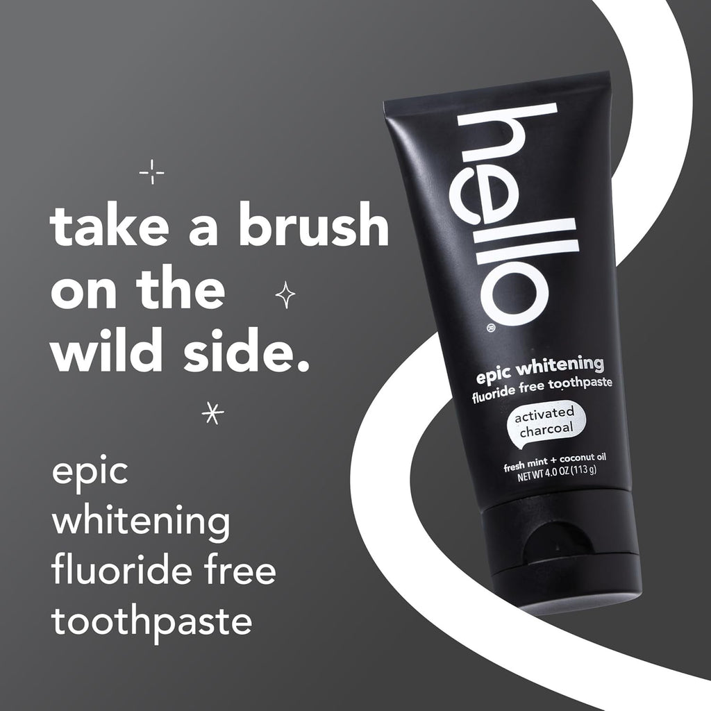 Activated Charcoal Toothpaste Fluoride-Free 4 oz Fresh Mint - Vegan & Gentle