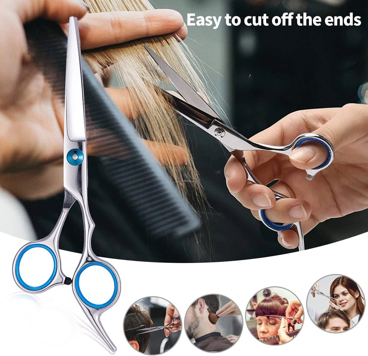 Professional Hair Thinning & Cutting Scissors Barber Shears Salon Set