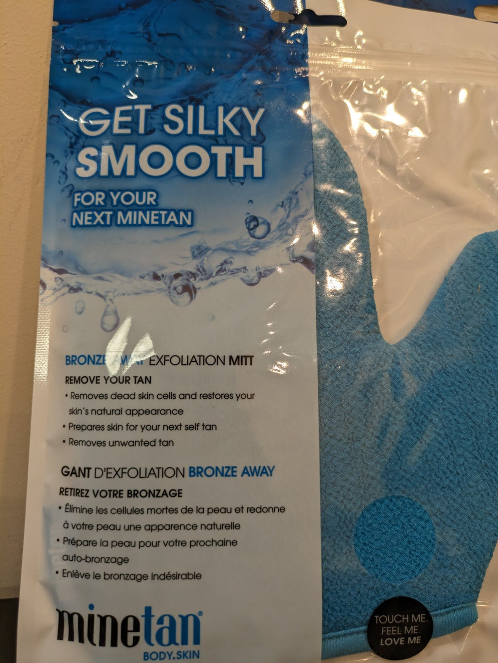 Exfoliation Mitt for Tanning Removal and Skin Prep - Reusable, Vegan
