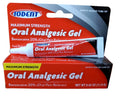 Maximum Strength Oral Analgesic Gel 0.42oz for Toothache & Cold Sores