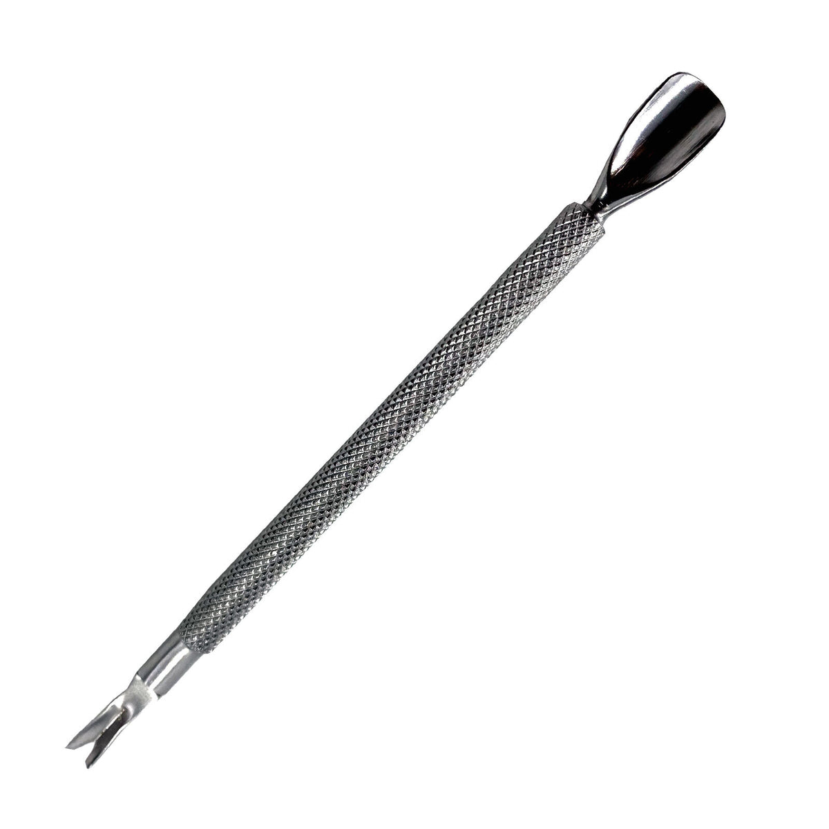 Dual Cuticle Pusher and Nail Cleaner Tool for Manicure Pedicure Spa