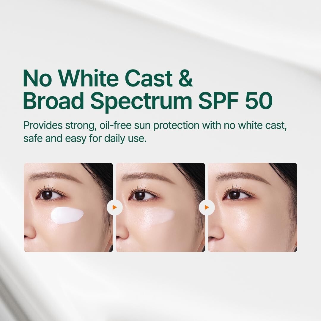 Purito SPF 50 Broad Spectrum Sunscreen - 50ml Light, Hydrating, Makeup-Friendly