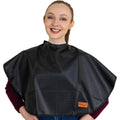 Waterproof Hair Dye Cape for Salon & Hairdressing, Adjustable Neck Cover