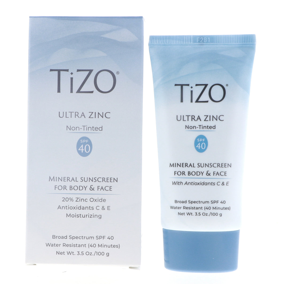 Mineral Sunscreen SPF40 for Body & Face Non-Tinted 3.5 oz - Sensitive Skin