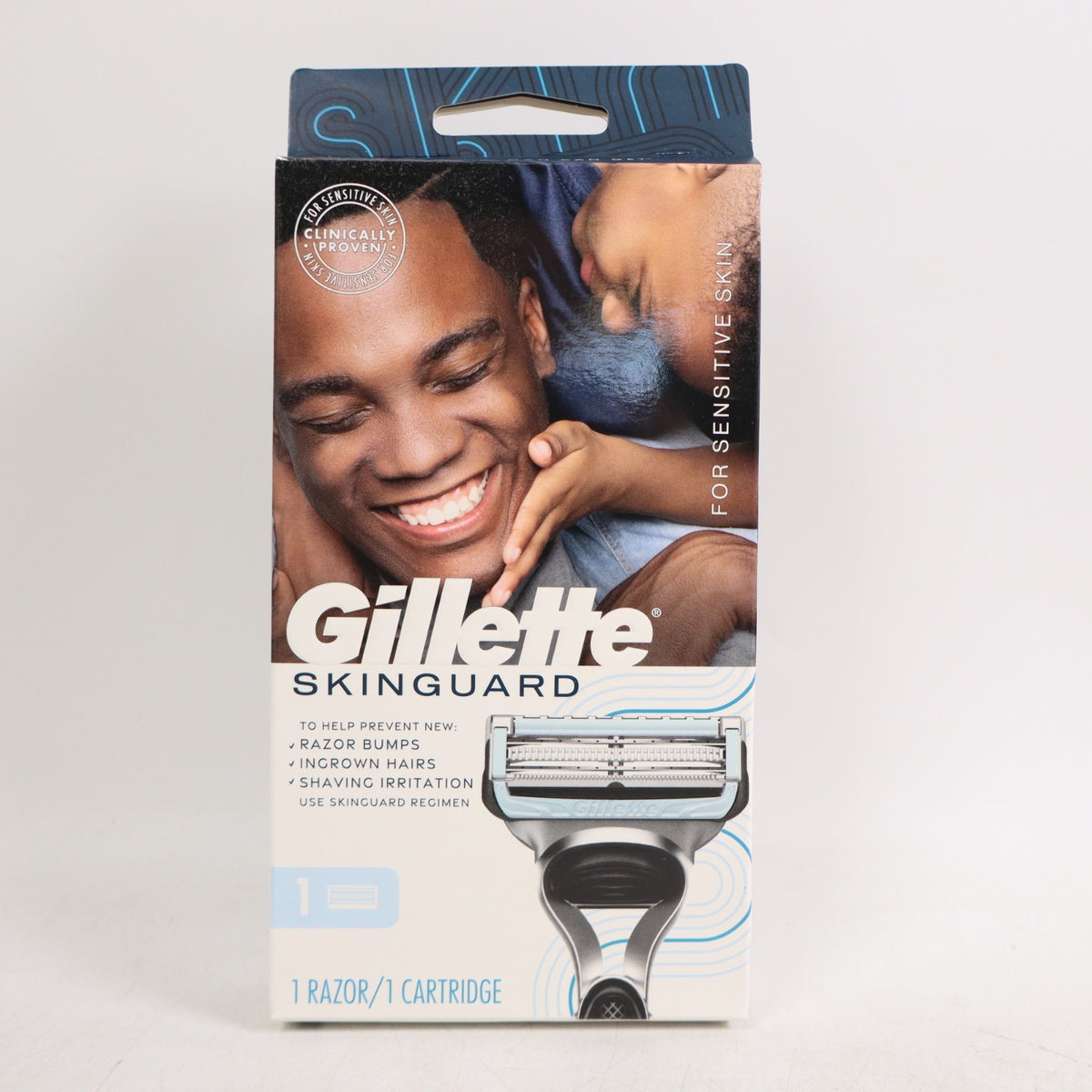2 Pack Razor Handle and Cartridge for Sensitive Skin