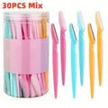 20/30/40 PCS Facial & Eyebrow Razors with Protective Cover - Hair Removal Tool