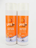 Yes To Carrots Nourishing Body Wash 16.9 oz Pack of 2