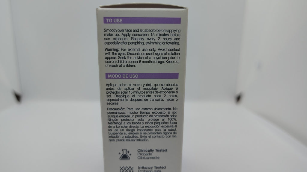 SPF 50 Facial Sunscreen with Royal Jelly - Broad Spectrum, 1.7 fl oz, 2 Pack