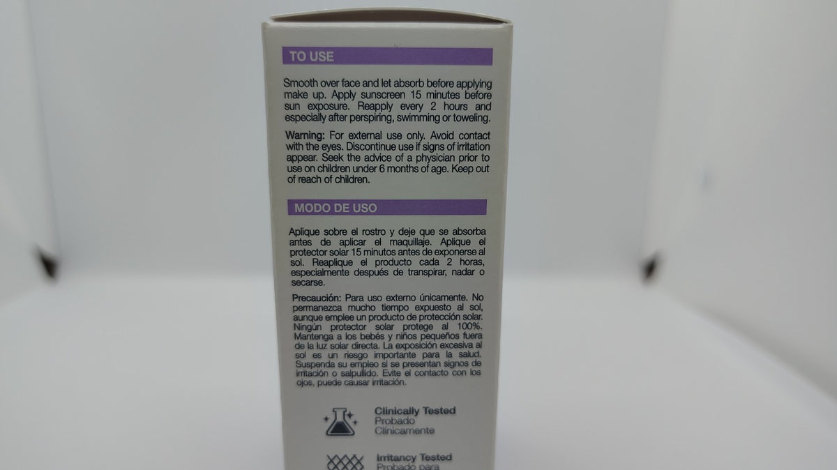 SPF 50 Facial Sunscreen with Royal Jelly - Broad Spectrum, 1.7 fl oz, 2 Pack