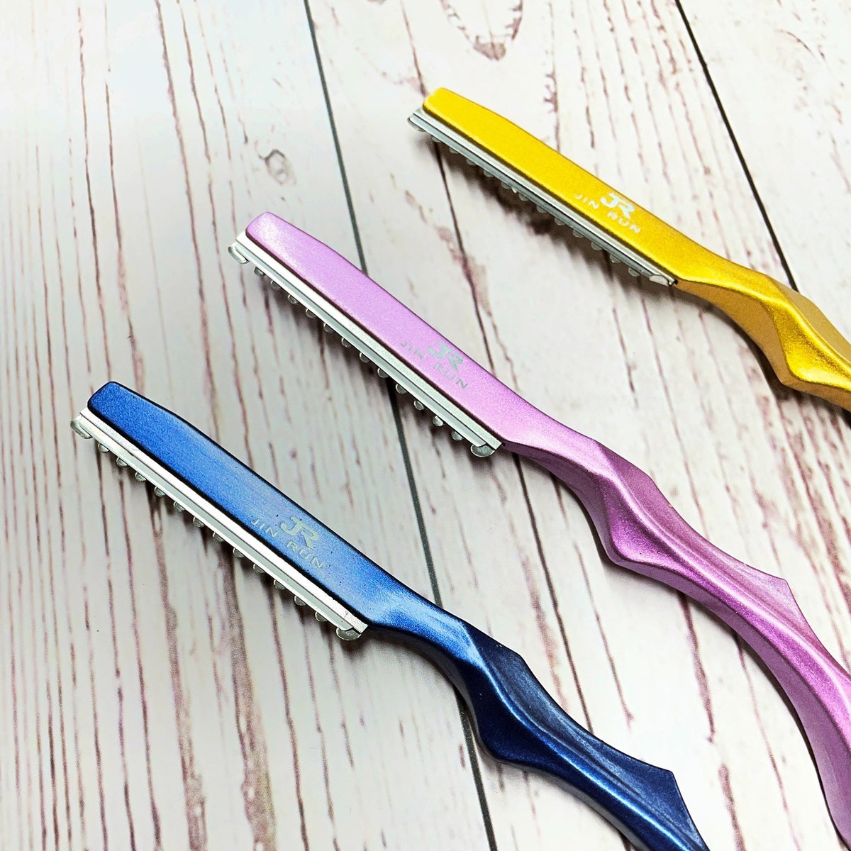 4 Pack Hair Thinning Razors for Texturizing & Styling - Random Colors
