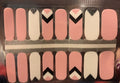 Pink Nail Polish Strips 16 Count - Easy DIY Nail Art