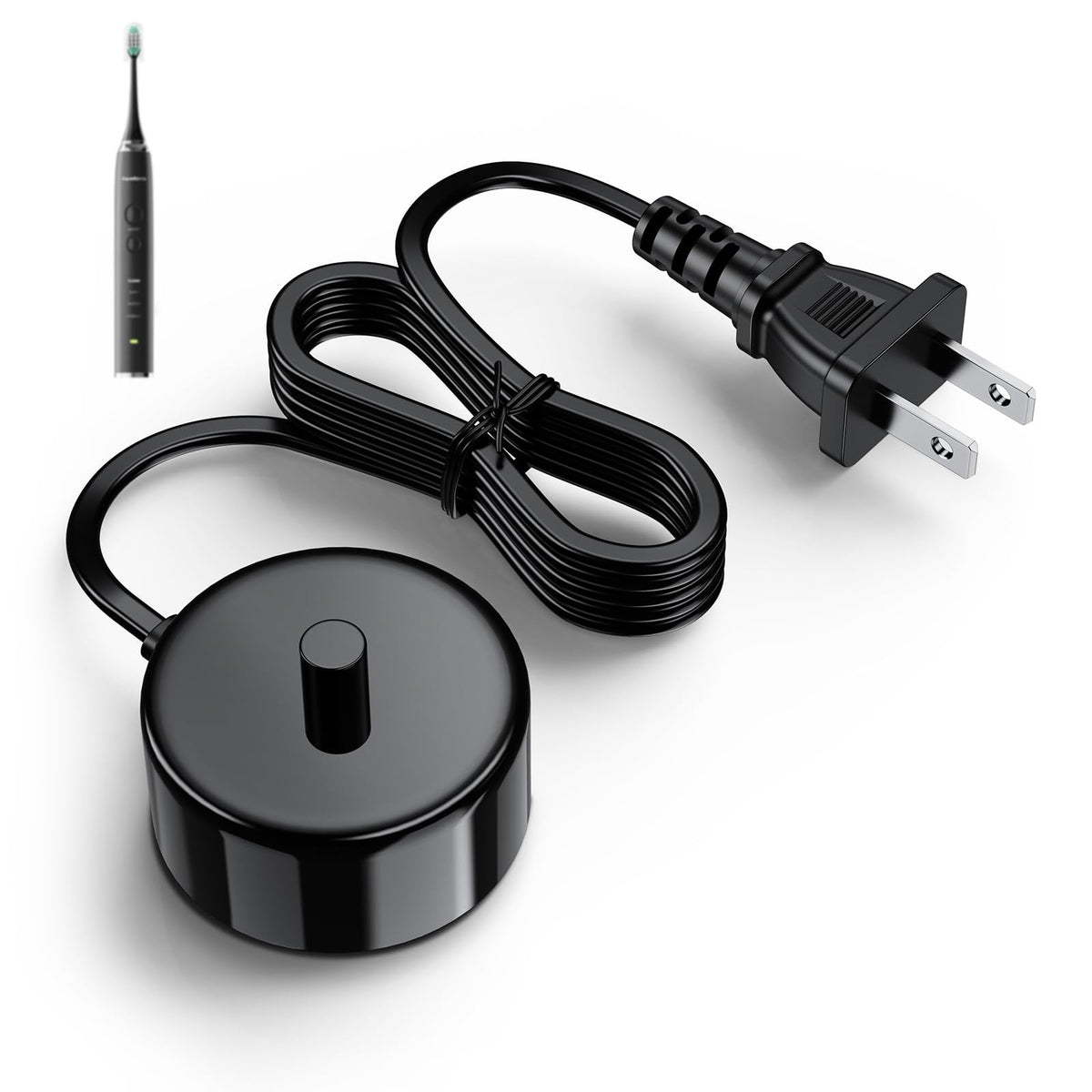 Electric Toothbrush Charger Base Waterproof Compatible with AquaSonic Black & Vibe Series
