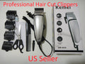 Professional Hair Clipper Kit with Guide Combs & Accessories