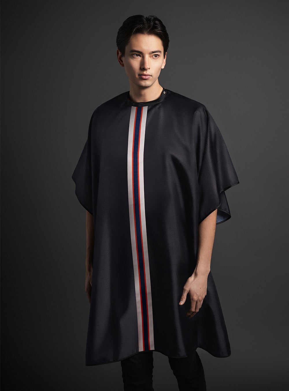 Fromm Premium Stripes Barber Cape - Lightweight, Water-Resistant, Adjustable