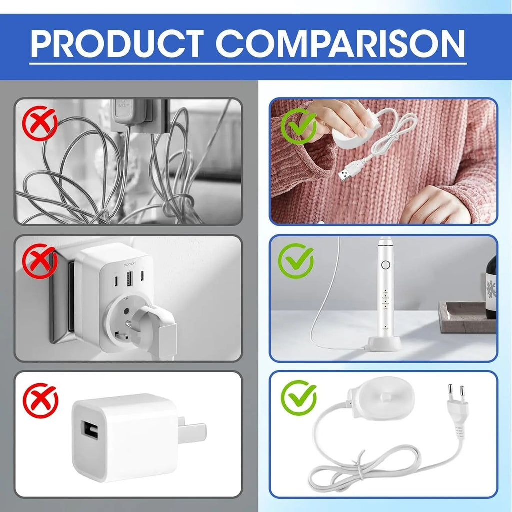 Replacement Charging Base for Braun Oral-B Electric Toothbrushes