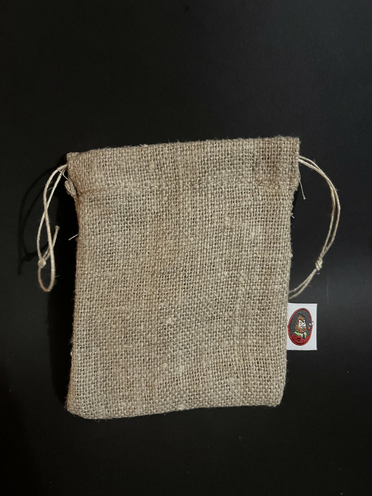 Travel Soap Bag for Men - Waterproof Burlap Linen Protective Container