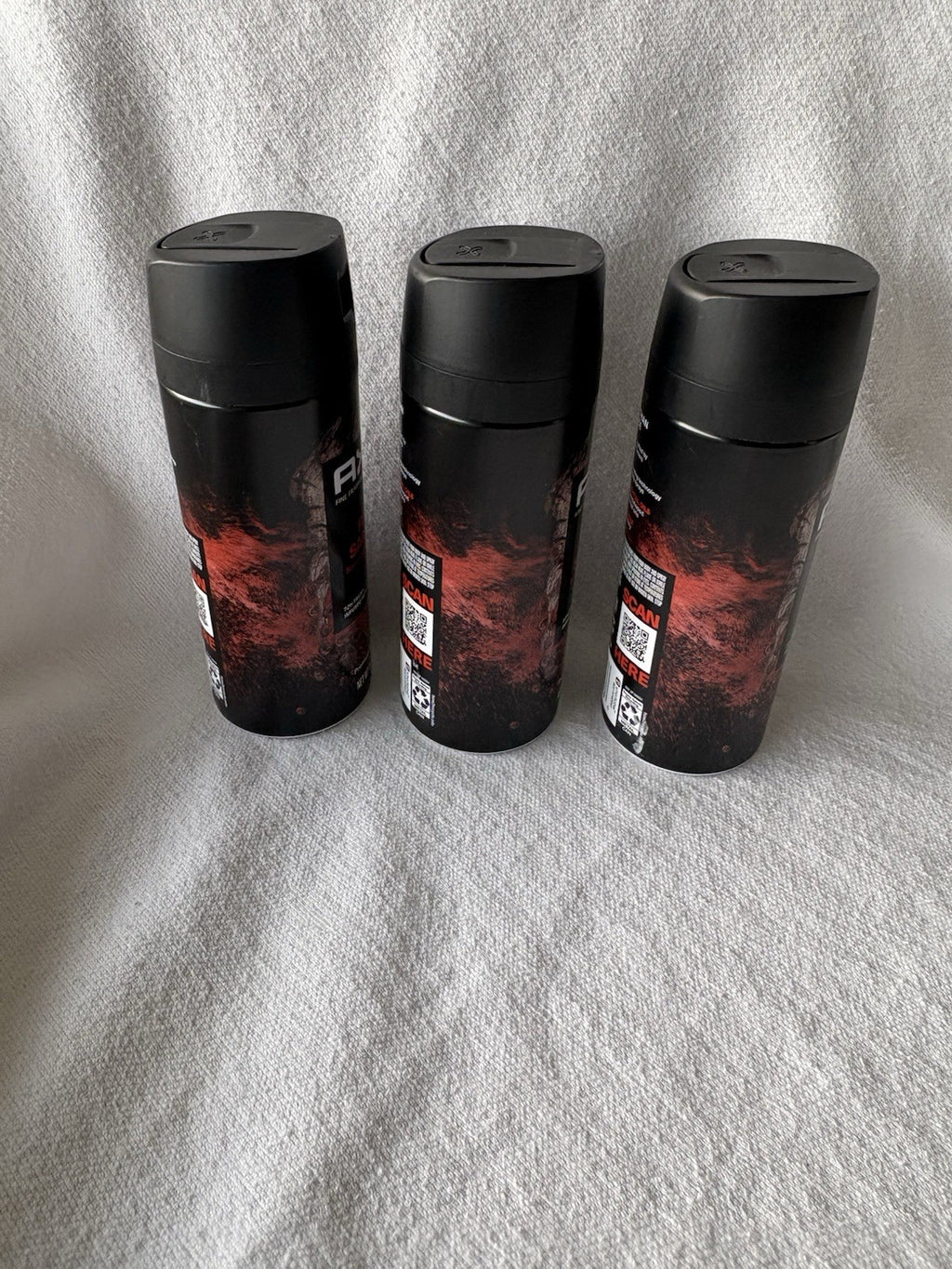 Axe Fine Fragrance Body Spray Fire Santal 4 Oz 72H Fresh 3 Pack