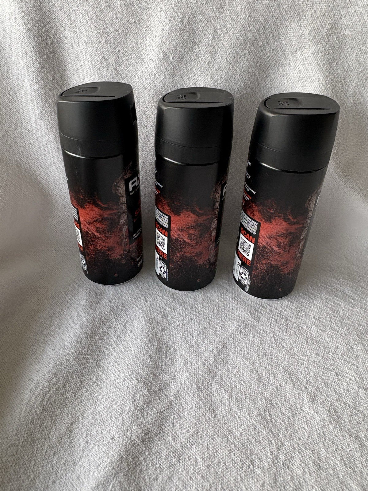 Axe Fine Fragrance Body Spray Fire Santal 4 Oz 72H Fresh 3 Pack