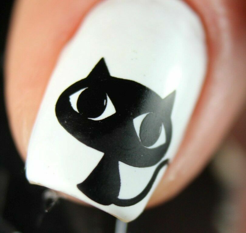 Nail Art Cat Paw Stamp Plate for Manicure - Metal Image Template BP-X11