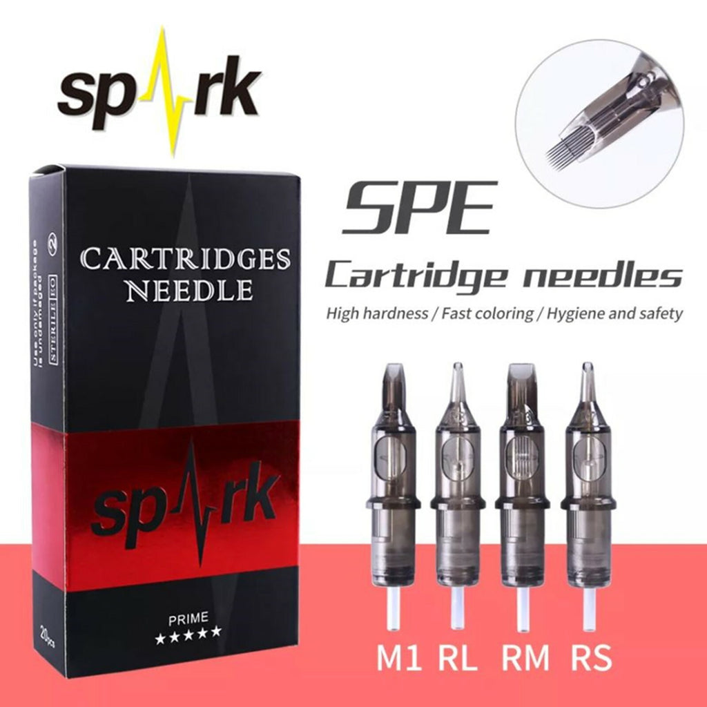 Tattoo Cartridge Needles 20pcs Round Liner Shader Set RL RS RM M1 — Sterilized