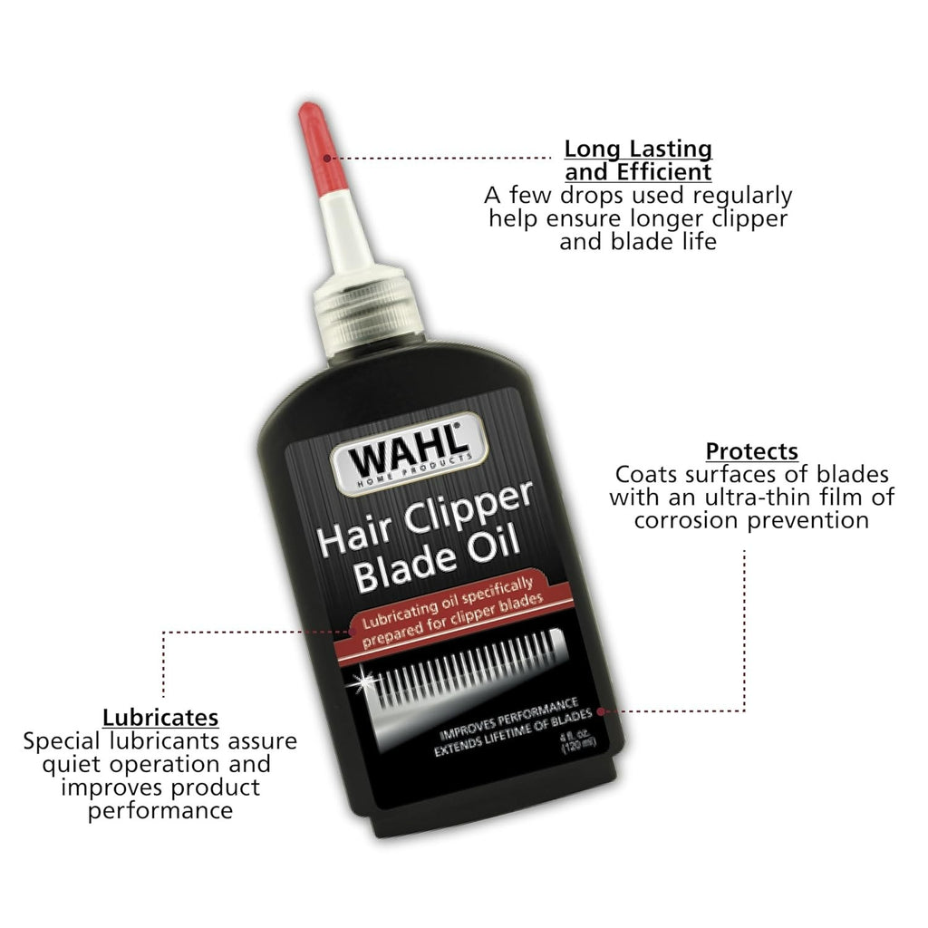 Hair Clipper Blade Oil Lubricant for Trimmers & Clippers - 120ml