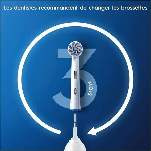 Oral-B Sensitive Clean Replacement Toothbrush Heads 8-Pack